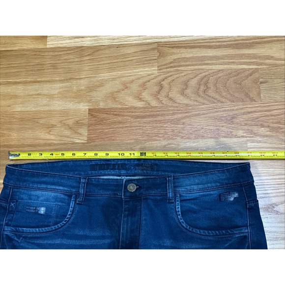 Hitman Denim Jeans Men's Size 42 X 32 Denim DIV-91 Raw Vintage EST 1991 Med Wash - Picture 10 of 13